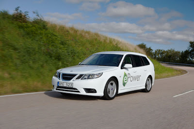 First electric Saab: 9-3 ePower
