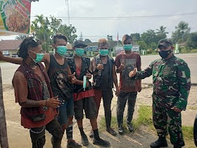 Anak Punk Bekerkeliaran di Sengeti, Pabung Sebut Akan lakukan pembinaan Bersama Dinas sosial