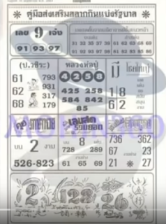 Thai Lottery First 4PC Papers For 16-11-2018