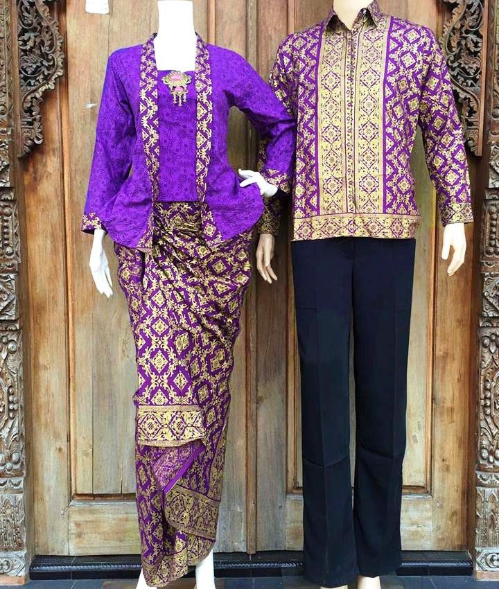 43 Model Baju  Batik Couple  Lengan Panjang Modern Khas ABG 