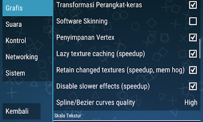 Settingan PPSSPP Agar Tidak Lag