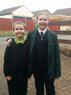 Top Ender and Big Boy off to School