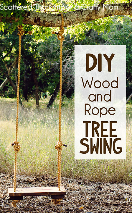 Scattered Thoughts of a Crafty Mom: How to Make a Rustic Rope and ...