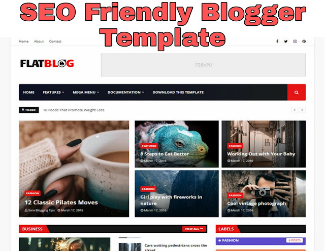 SEO Friendly Blogger Template 2021