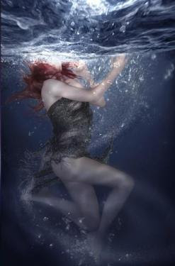 drowning woman