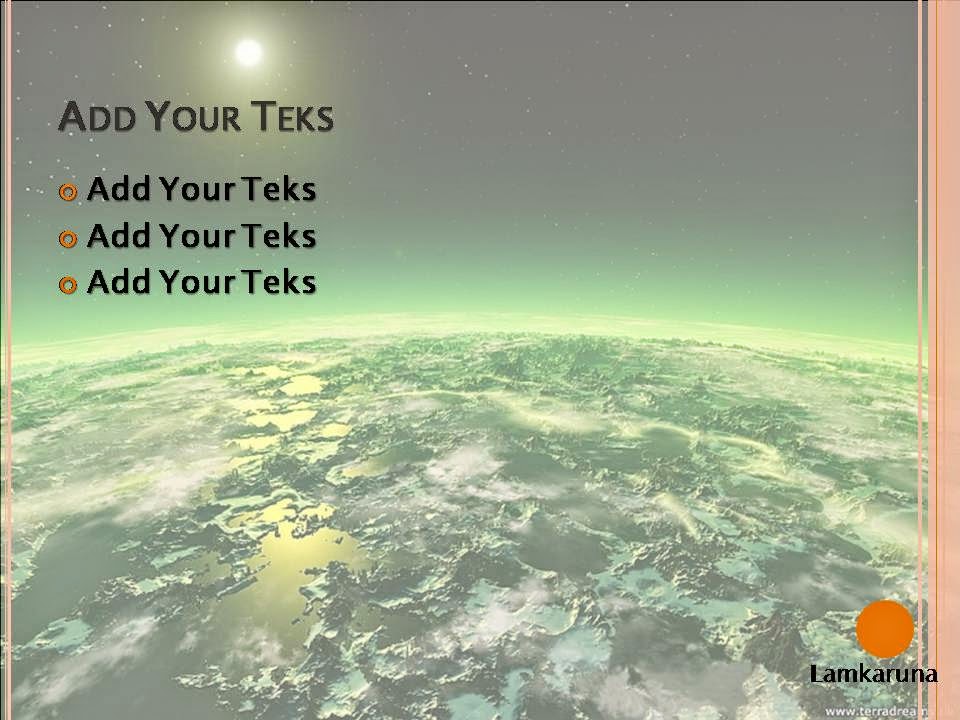 Template Powerpoint Dengan tema Geografi | Deqwan1 Blog