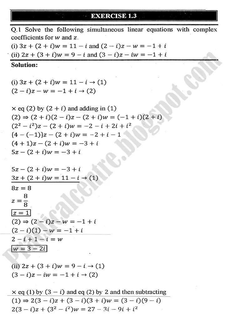 complex-numbers-exercise-1-3-1