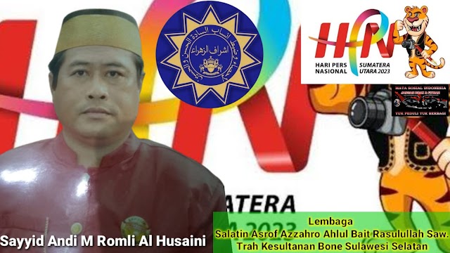 Sayyid Andi M Romli Al Husaini Dukung dan Ucapkan HPN 2023