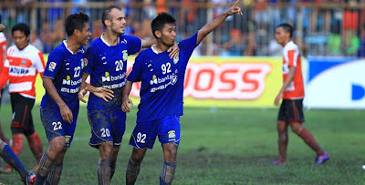 Persiba vs Persepam MU = 3-3 , Drama di Atas Empang 