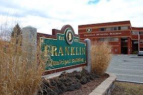 Franklin Municipal Building - the setting for the Town Council meetings