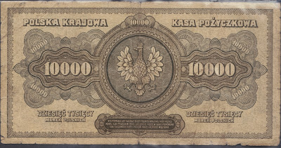 Polonia 10000 Zlotych 1922 P# 32