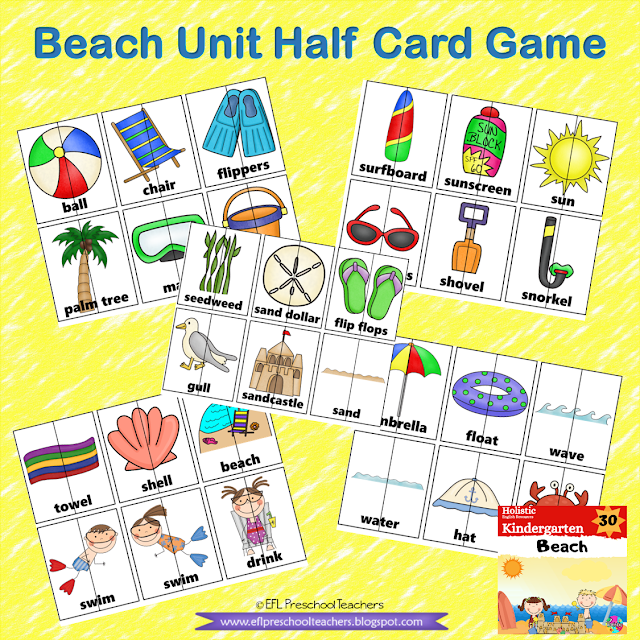 Beach Unit Half Card Game