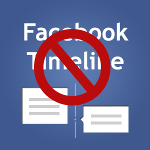 remove facebook timeline