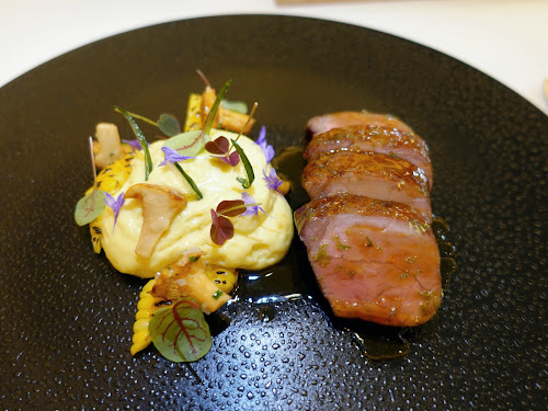 Gaddi's (吉地士) The Peninsula Hong Kong, French fine-dining - Grilled Iberico pork pluma, light polenta, girolle mushrooms