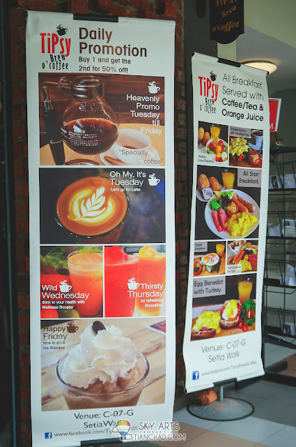 TiPsy Brew O'Coffee @ Puchong Setiawalk Daily Promotion