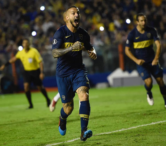 Boca goleó 4-0 a Jorge Wilstermann y se acomodó en el segundo puesto del Grupo G de la Copa Libertadores