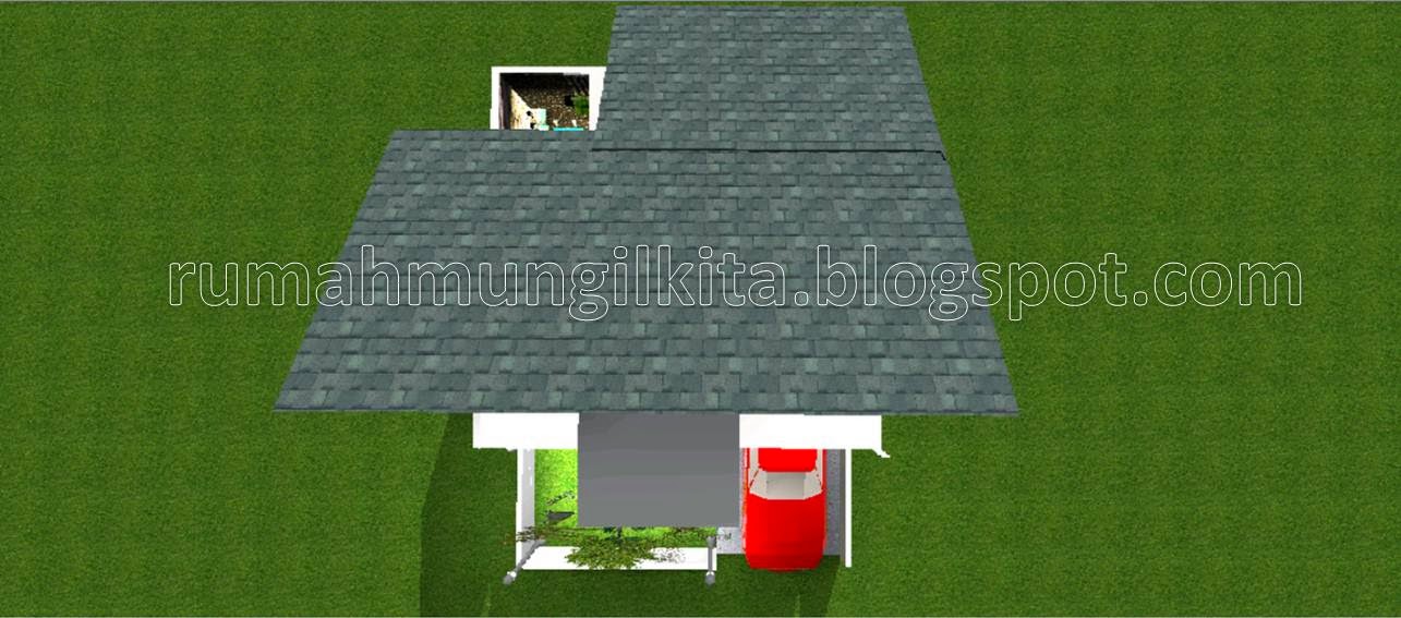  Desain  Rumah  Tipe 54 Tanah 70 m2 2Lantai 3Kamar Tidur 