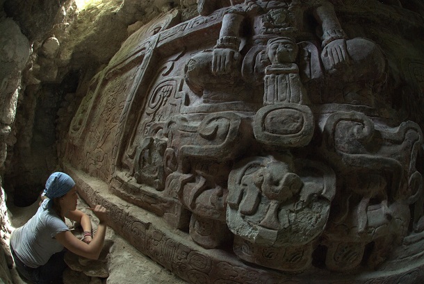 Incrível fachada Maia descoberta na Guatemala