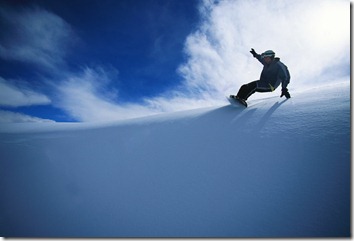 snow boarder