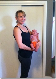45 with baby