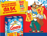 Logo General Polvere ti regala carnet di buoni sconto da 5€