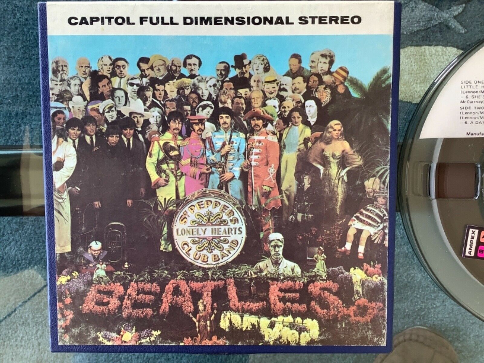 The Beatles' Sgt. Pepper on reel-to-reel tape