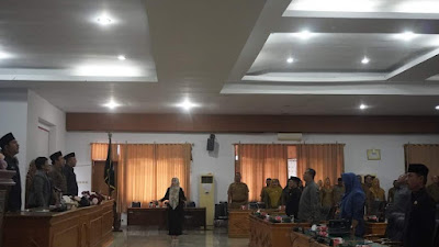 Eksekutif Sampaikan Jawaban Atas Pandangan Umum Fraksi DPRD Bengkulu Utara