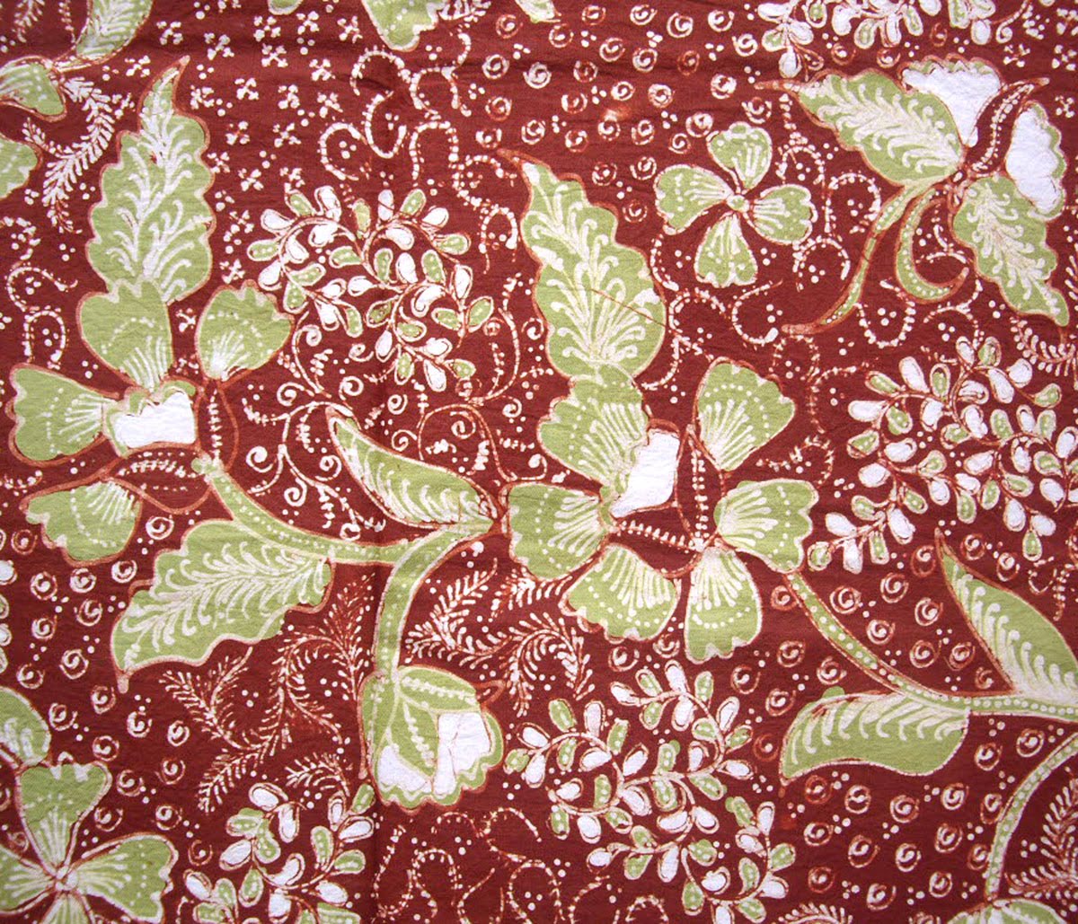  Batik  Tulis Lasem Green Flora 