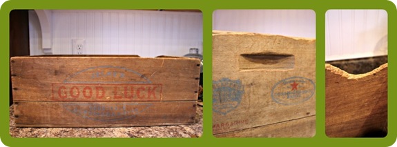 vintage oleo margarine crate