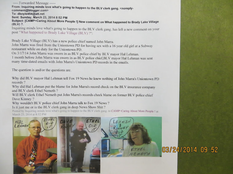 Who's going to take the blame for yet another BLV clerk gang serious mistake ?