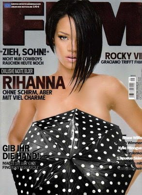 Rihanna Naked in FHM Magazine Germany (February 2008 Issue)