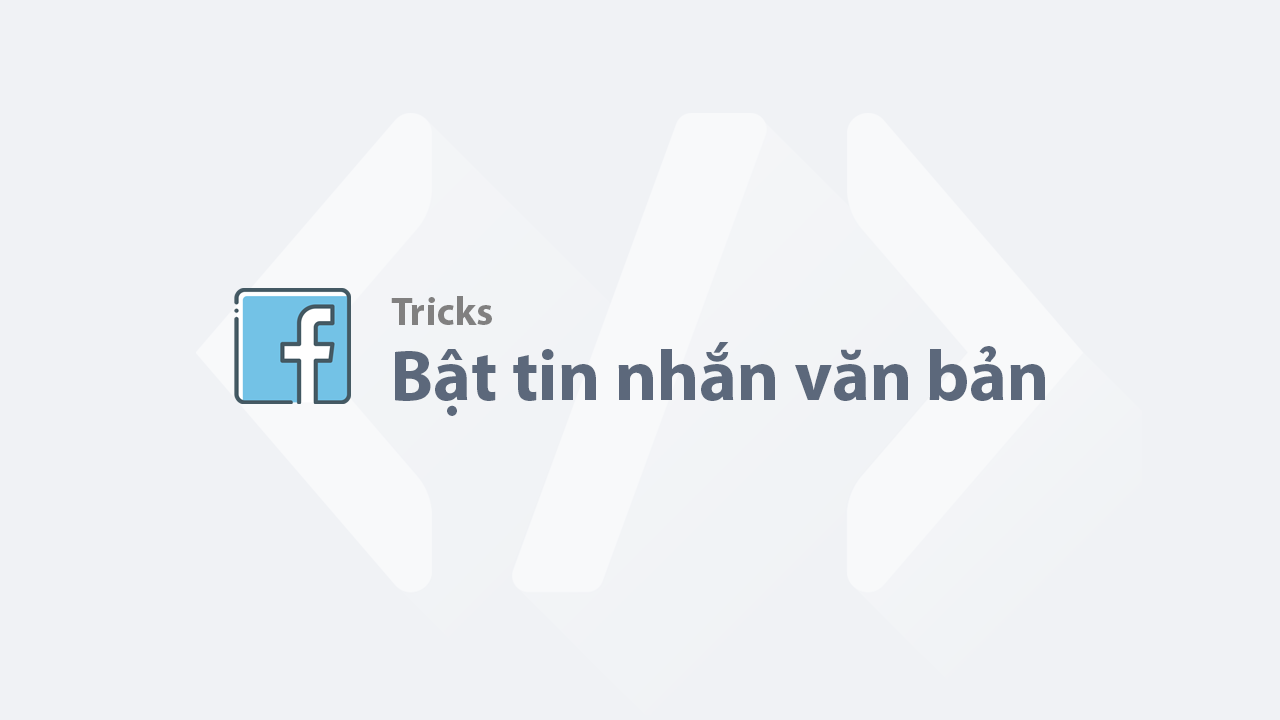 Hướng dẫn bật thông báo của Facebook dạng tin nhắn văn bản (SMS)