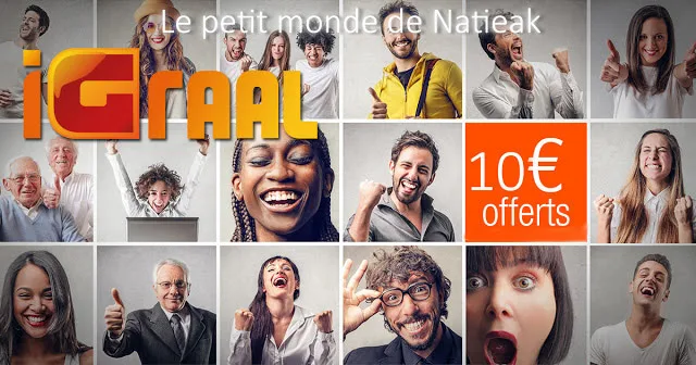 parrainage iGraal : 10 € offert à l'inscription au lieu de 3 €