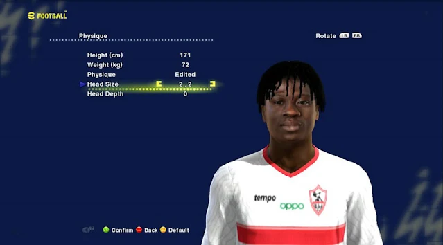 Samson Akinyoola Face For PES 2013