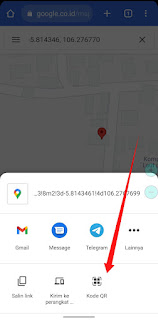 Cara Membuat Barcode Google Maps Lewat Android  Tanpa Aplikasi