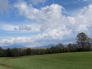 Valley and farmland