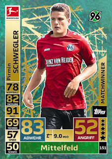 Match Attax Bundesliga 2018-2019 Hannover 96 Set