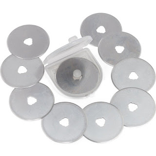 Rotary Cutter Blades 45mm 10-Pack Sewing Quilting fits Olfa Fiskars Craft Tool