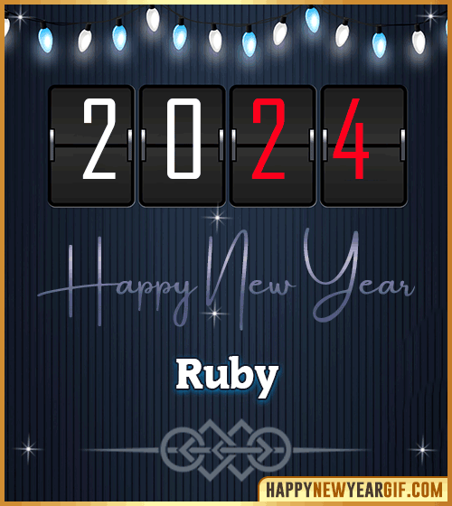 Happy New Year 2024 images for Ruby