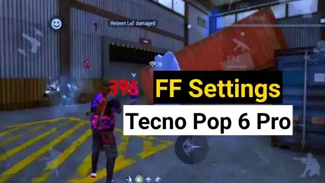 Free fire best settings for headshot Tecno Pop 6 pro: Sensi and dpi