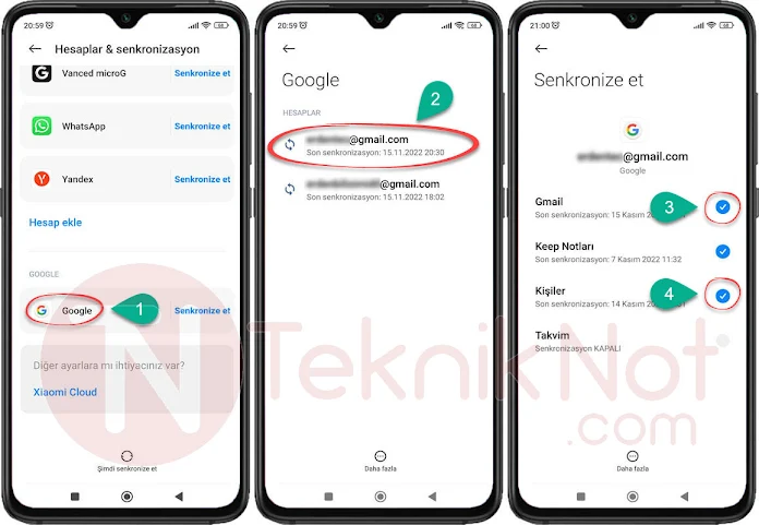 Android Gmail Senkronizasyon Ayarları Nasıl Yapılır?