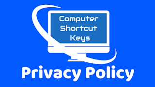 Computer Shortcut Keys Privacy Policy