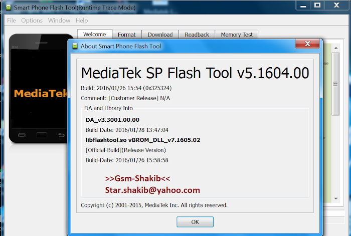 MediaTak Sp Flash Tool Latest Version Update 
