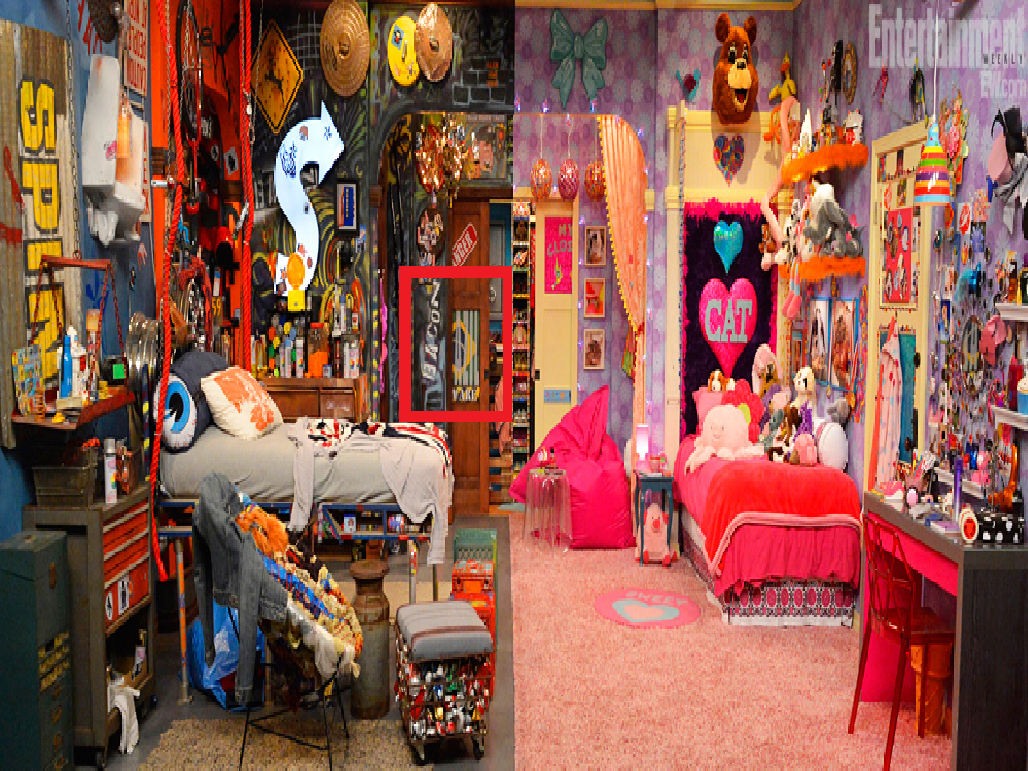 Cat Valentine Bedroom The sam and cat bedroom?