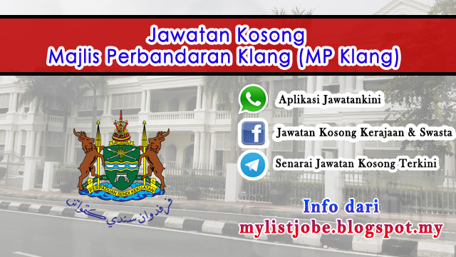 Jawatan Kosong Di Majlis Perbandaran Klang Mp Klang 22 November 2016 Appjawatan Malaysia