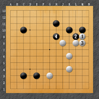 棋譜解説図（数字、記号入り）