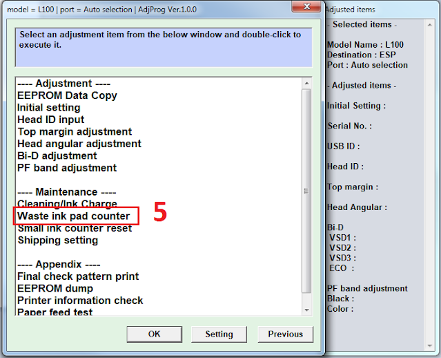 Epson L100 Resetter Free Download