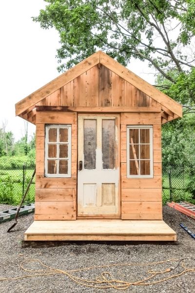 greenhouse porch build | On The Creek Blog // www.onthecreekblog.com