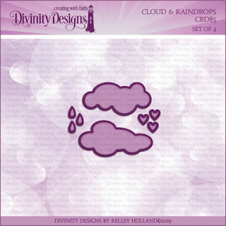 Divinity Designs LLC Custom Clouds and Raindrops Dies