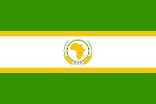 The flag of the African Union